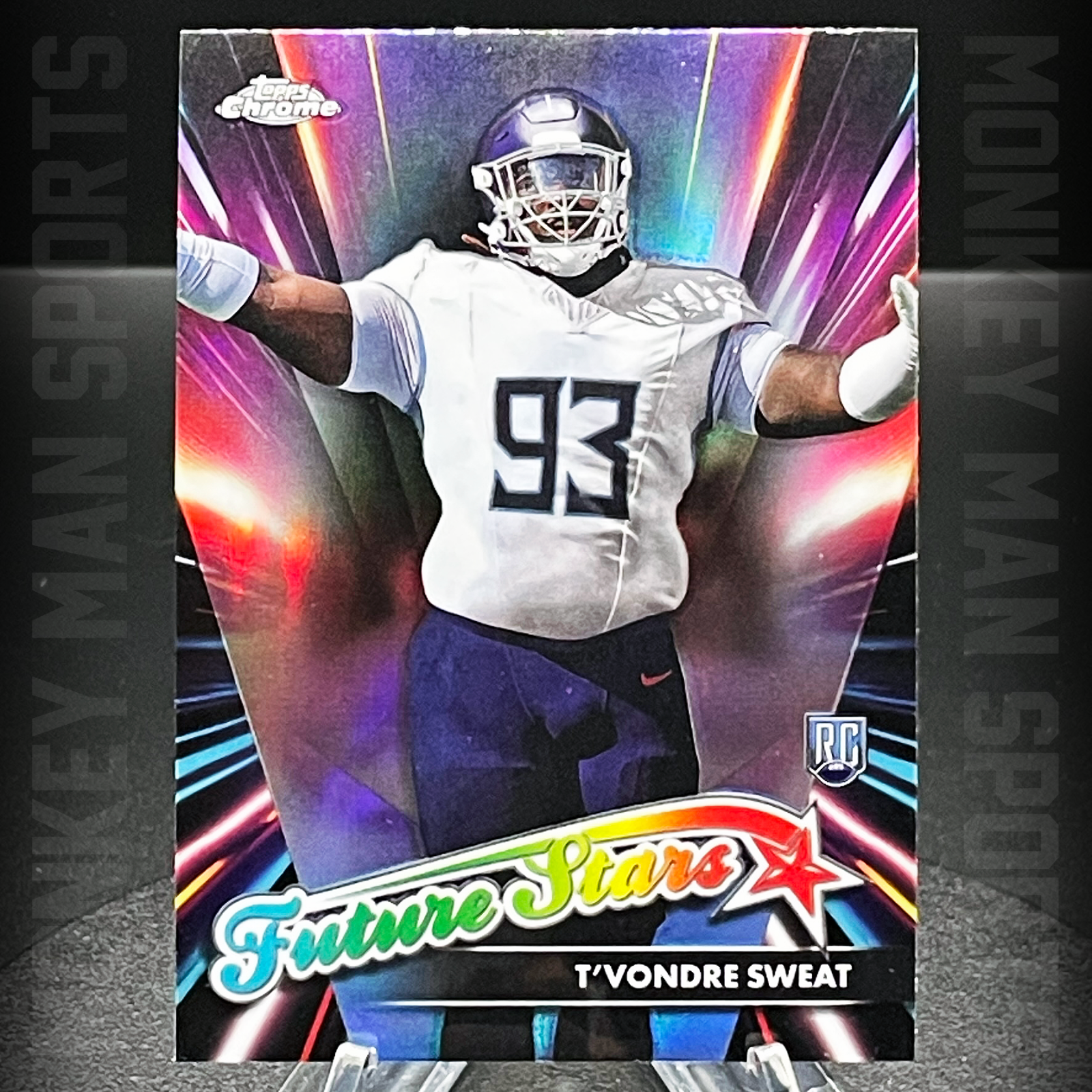2024 Chrome - T'Vondre Sweat Rookie RC - FUTURE STARS #FS-17 REFRACTOR TITANS