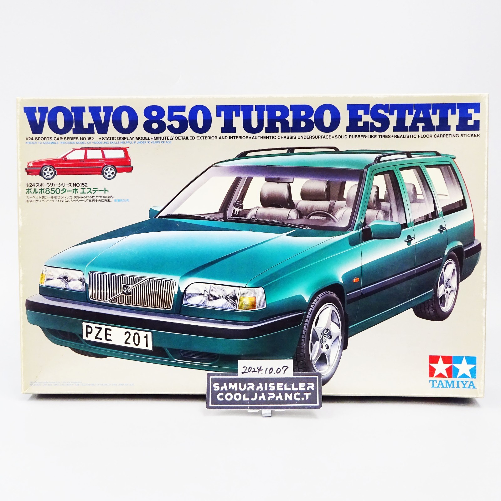 TAMIYA タミヤ タムテック　 VOLVO 850 エステート Tamiya 1/24 Volvo 850 Turbo Estate Model Kit 24152 Japan NEW