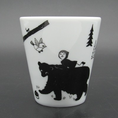 House of Rym Sweden Cup, E. Dunker, Friendly Forest Folks, Black White Artwork