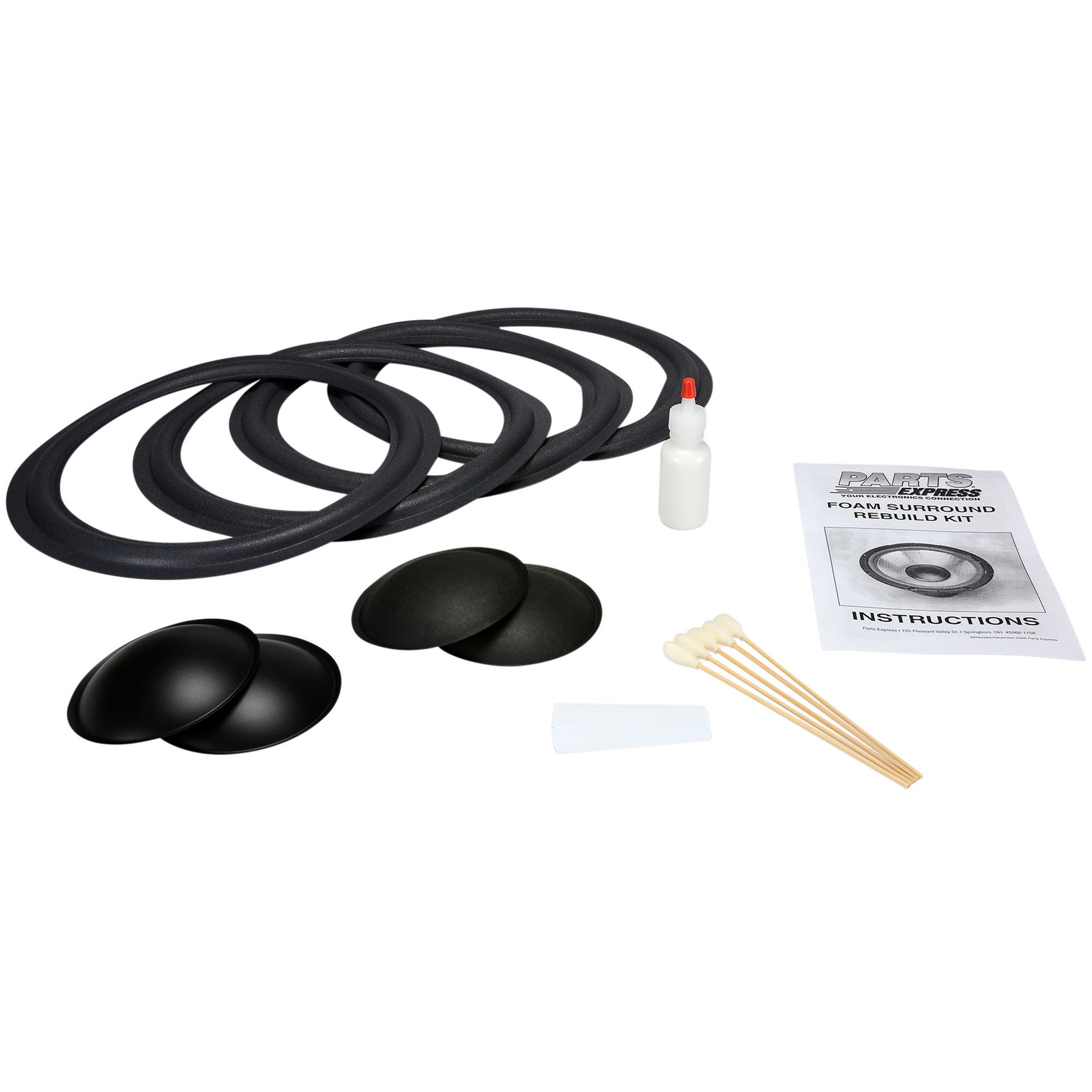 Surround Kit For 12" Speaker Foam 844632043482 eBay