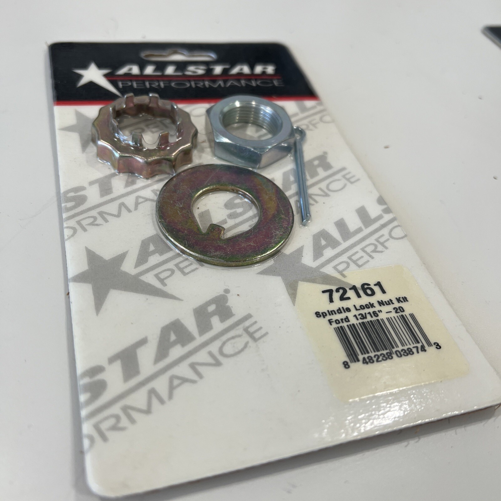 Allstar Spindle Lock Nut Kit Ford 13/16in-20 Allstar Spindle Lock Nut Kit Ford 13/16in-20