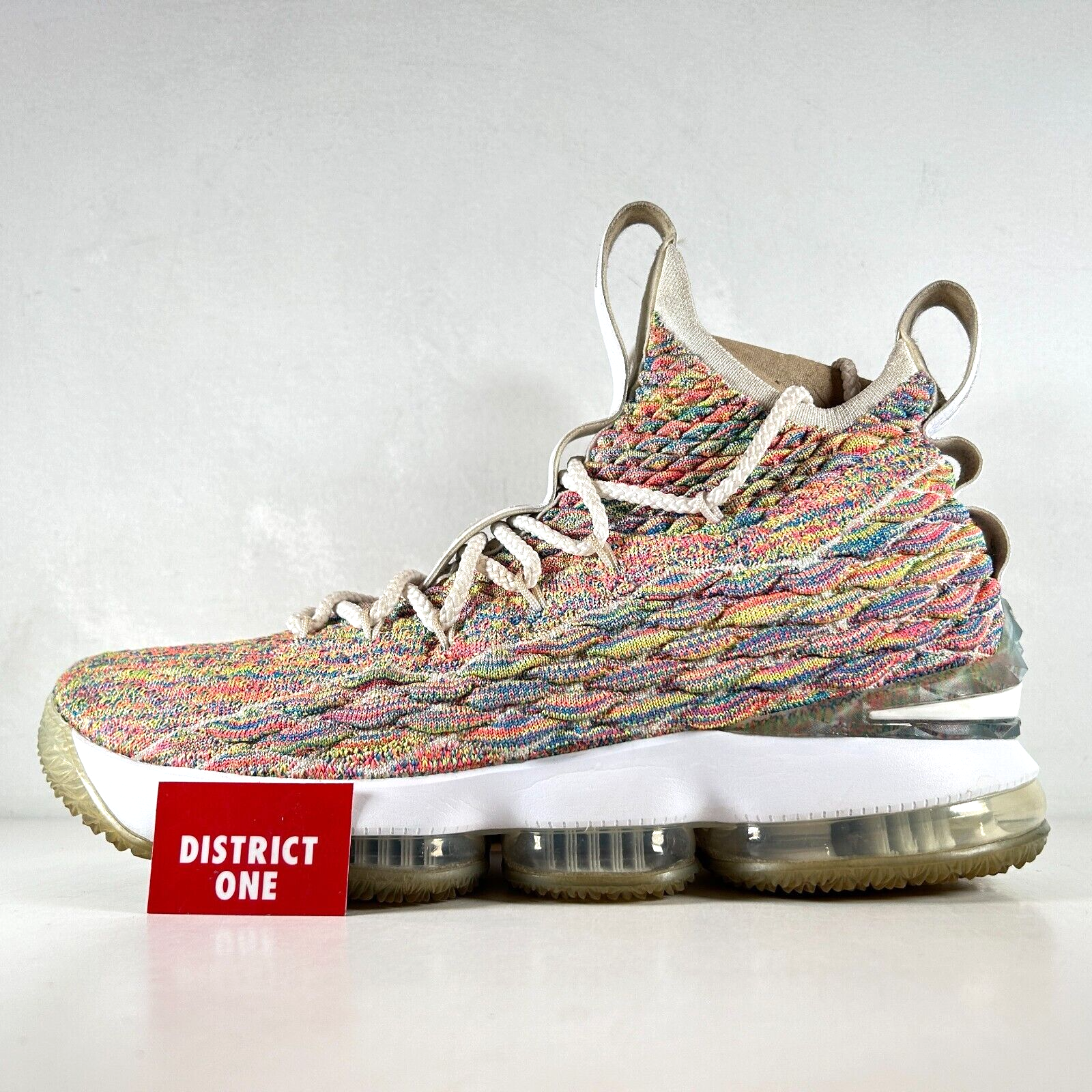 【 NIKE】LEBRON 15 MULTICOLOR WHITE Nike Lebron 15 'White & Multicolor' Release Date. Nike SNKRS