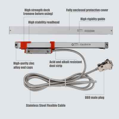 Sino KA-200 1um Slim Linear Scale KA200 Thin Grating Ruler Optical Encoder