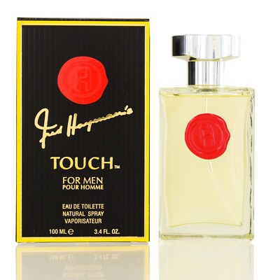 TOUCH FOR MEN FRED HAYMAN EDT SPRAY 3.3 OZ NEW IN BOX