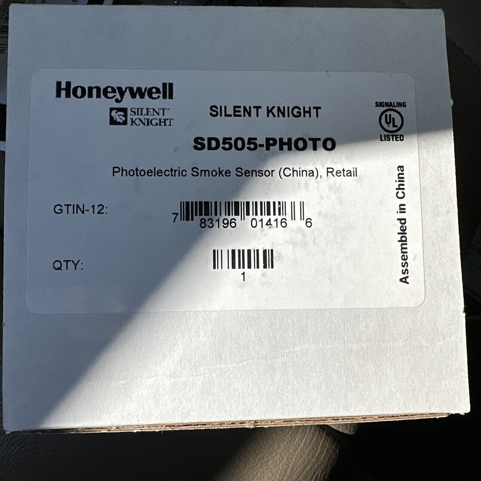 米軍　実物　SIGNAL SMOKE CASE ②送料無料 Honeywell SD355 Addressable Photoelectric Smoke Detector for