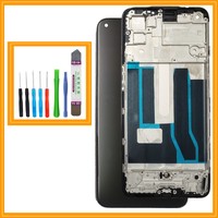 MH Bildschirm für Oppo Reno 5 4G CPH2159 Schwarz Display LCD auf Rahmen + TOOL