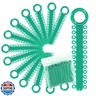 1040 Power Sticks Ligature Ties Orthodontic Ligature O-Ties, Elastic Ligature Bands, Elastic ties O-Rings Elastic Bands for Braces 26 ties on each stick (Turquoise)