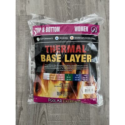 Polar Extreme Women’s Small Top & Bottom Thermal Base Layer Set New Small