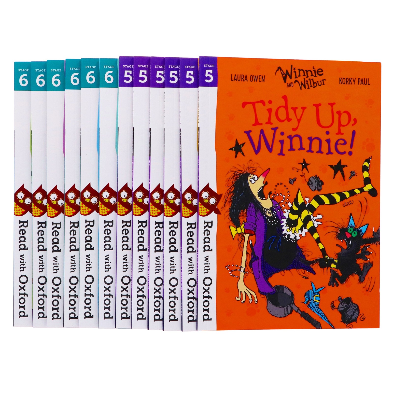 Read With Oxford: Winnie & Wilbur Stage 5 & 6: 12 Books By Laura Owen - Ages 5-6