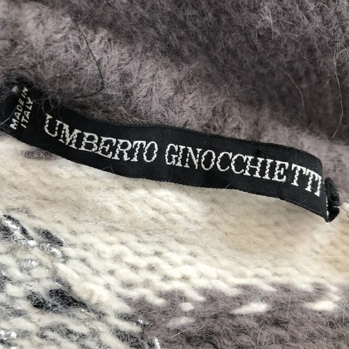 Vintage Umberto Ginocchietti Angora Wool Sweater Womens Size M Made in Italy