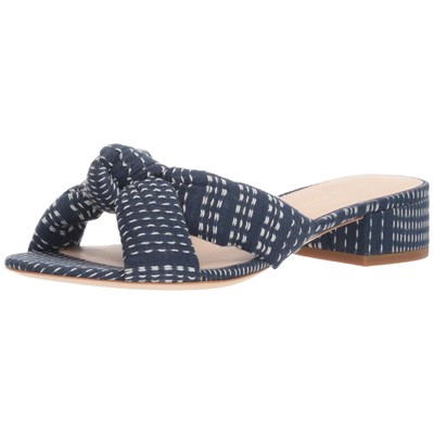 Loeffler Randall Women's Elsie-STF Slide Sandal, Eclipse/Ivory US 5