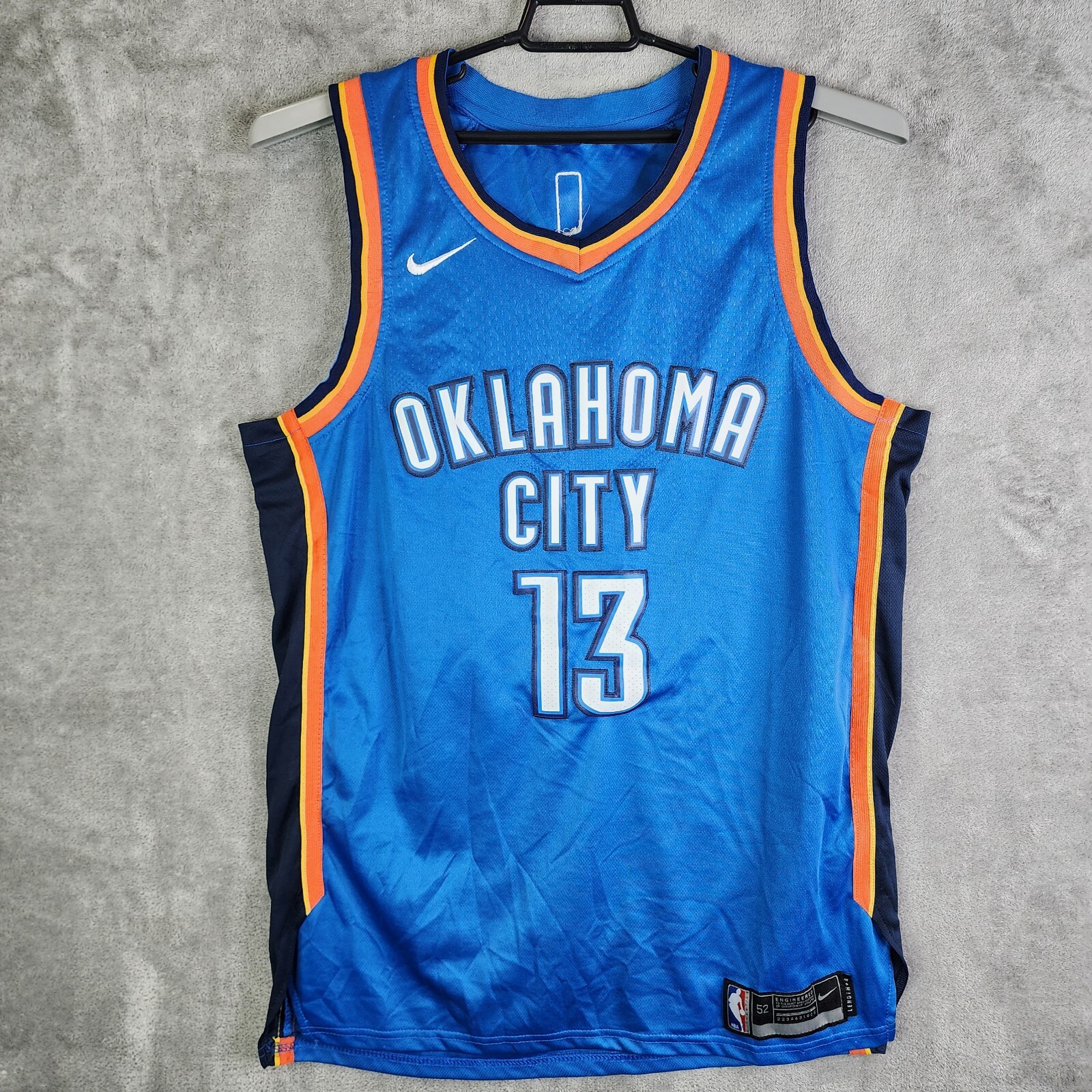 Nike サンダー　OKC ポールジョージ　Paul e 13番 XL Paul George #13 Oklahoma City Thunder NBA Blue Nike Men's