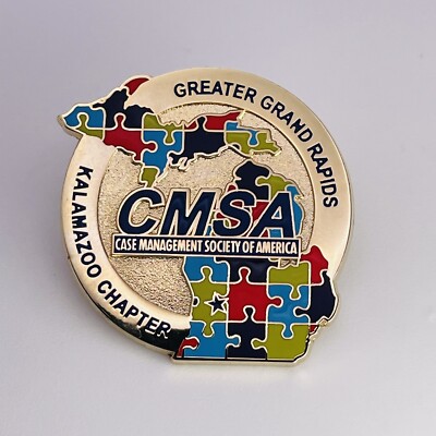 CMSA Greater Grand Rapids Kalamazoo Chapter Enamel Lapel, Jacket, Lapel Pin
