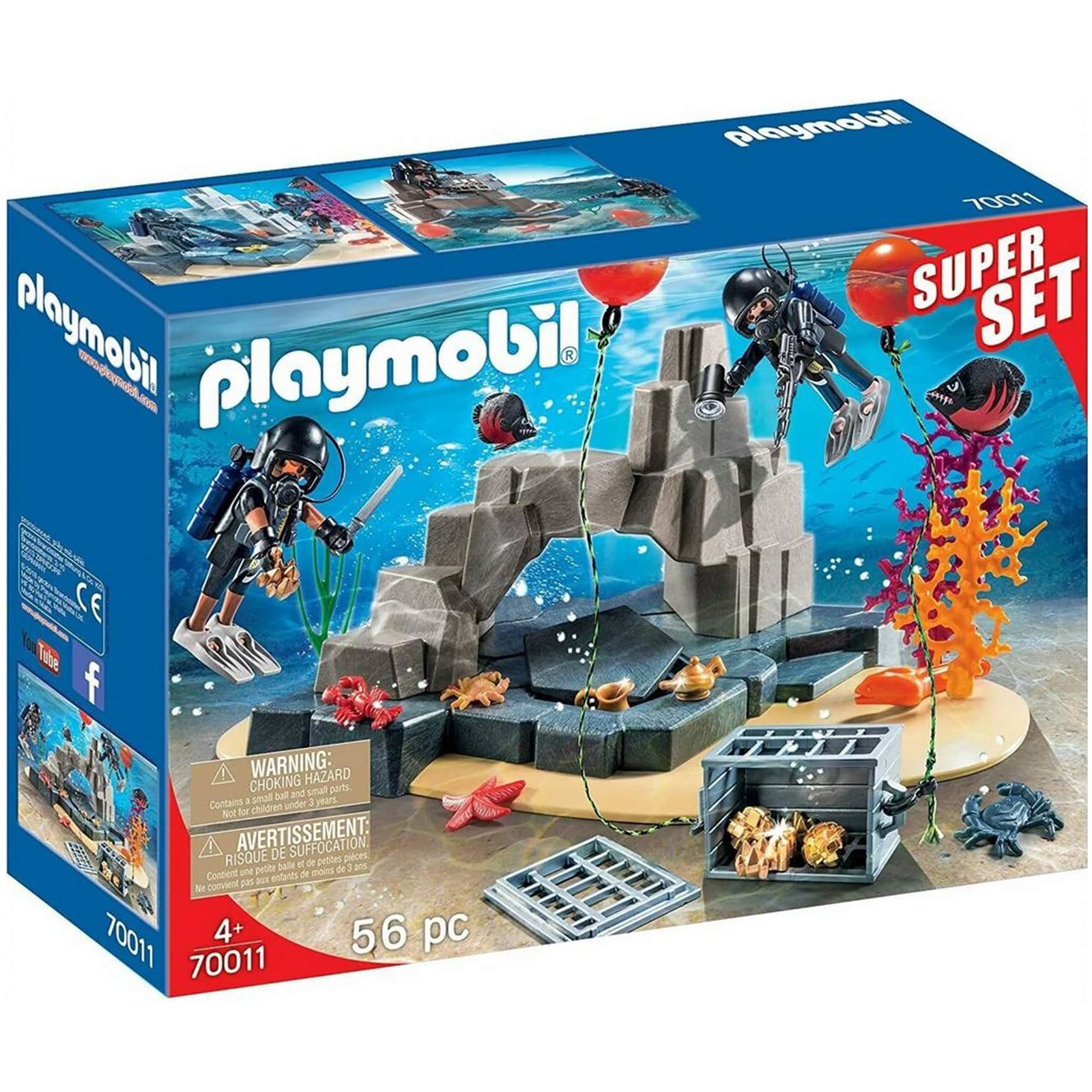 PLAYMOBIL® 70011 SEK-Taucheinsatz Ersatzteile - Taucher Figuren