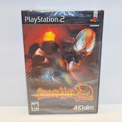 Shadow Man Second Coming (PlayStation 2) NEW-Factory SEALED, Read Description