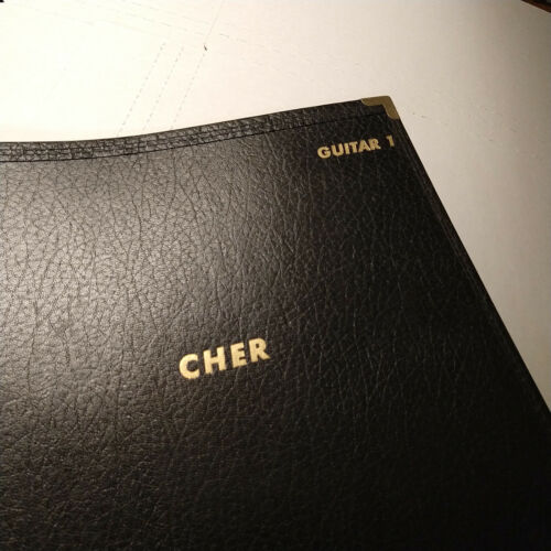 CHER 1989 1990 Heart of Stone Tour Folder with Sheet Music, Itinerary etc RARE 