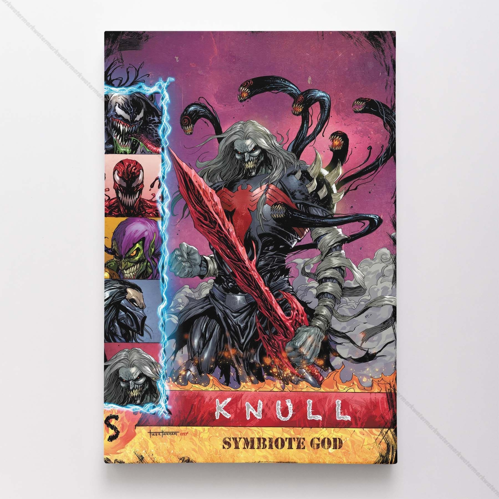 Knull Venom Poster Canvas Vol 4 #33 Marvel Comic Book Cover Art Print