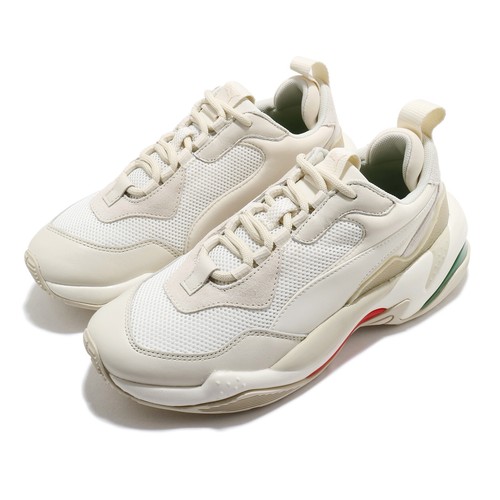 Puma Thunder Spectra Whisper Белый Красный Зеленый Мужская повседневная обувь унисекс 367516-12