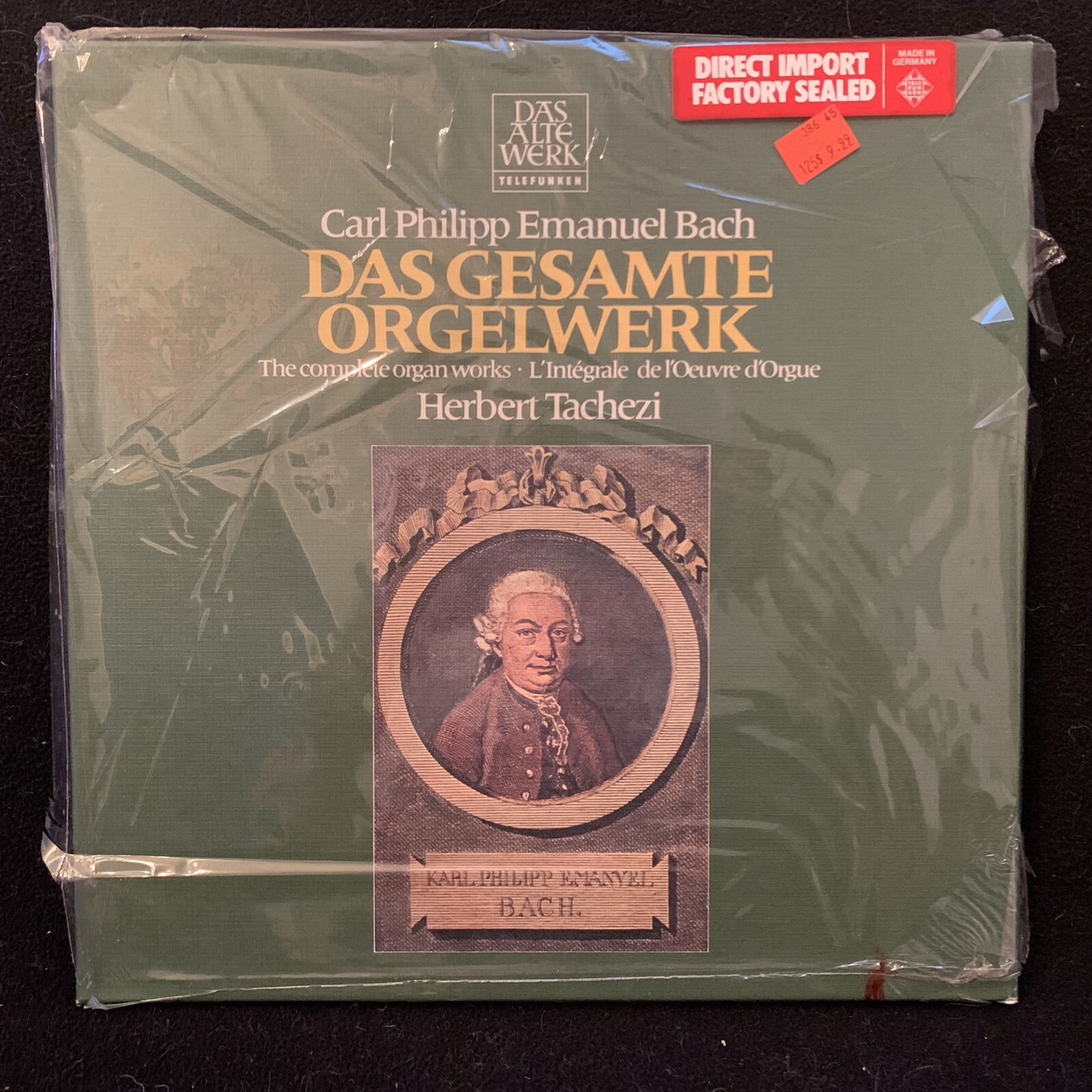 C. P. E. BACH Complete Organ Works - HERBERT TACHEZI