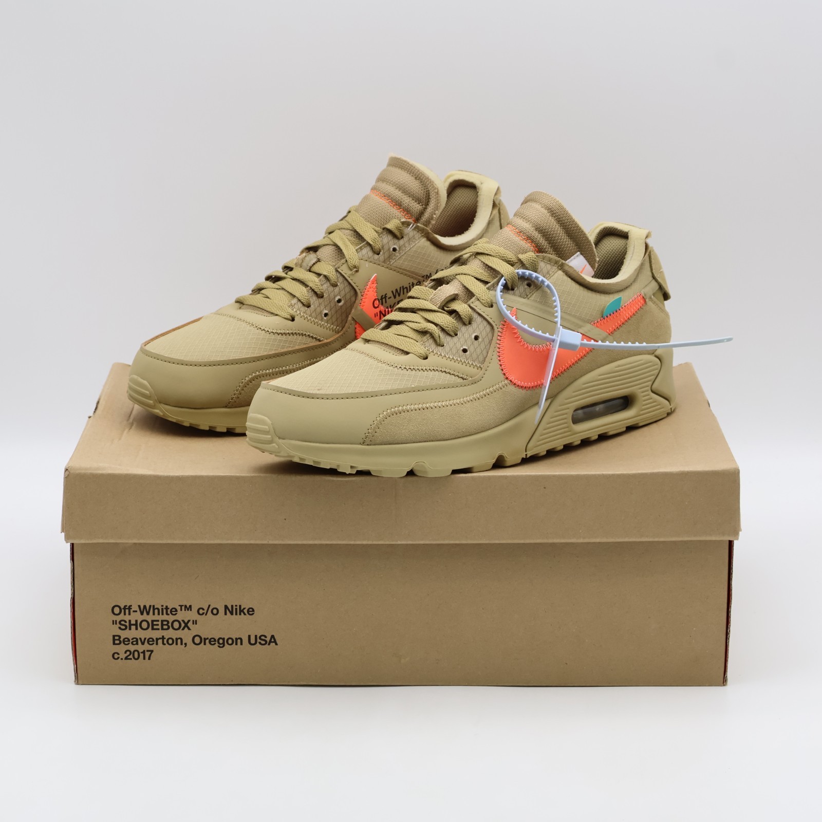 スニーカー NIKE OFF-WHITE AIR MAX 90 DESERT TD 16cm Desert Ore' Off-White x Air Max 90s Releasing Later Than