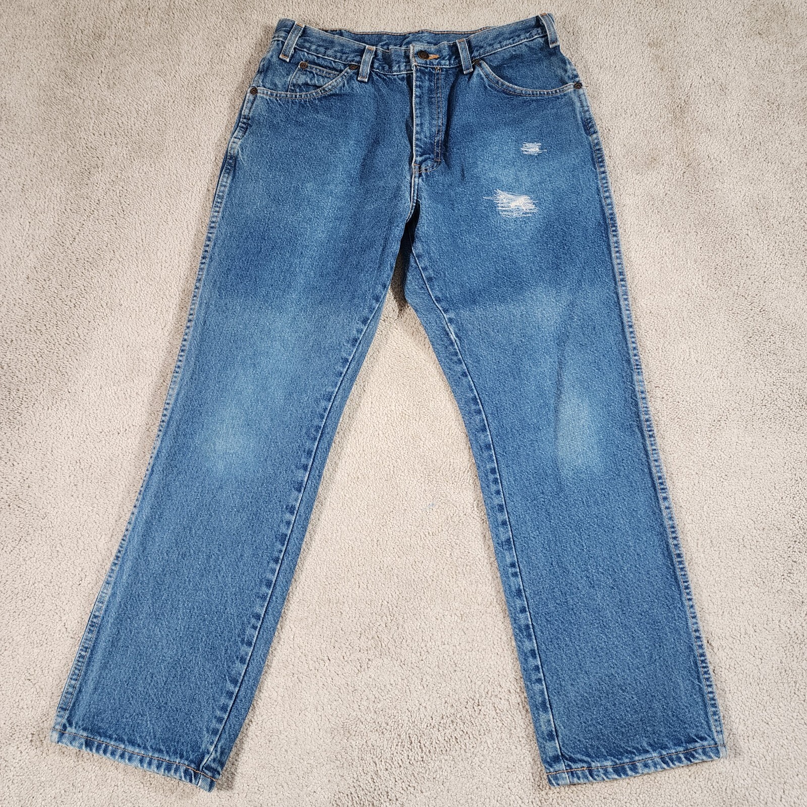 Dickie Men's Industrial Jeans 34X30 Work Pants Blue