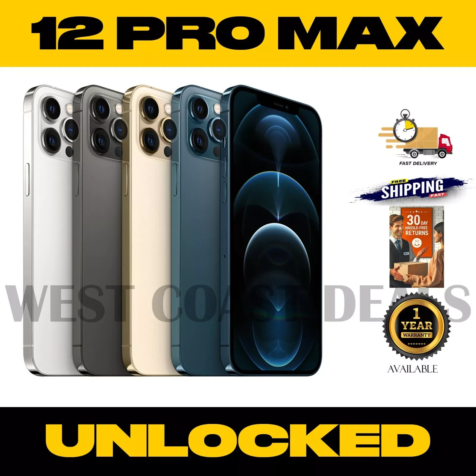 New Apple iPhone 12 Pro Max 256GB Fact Unlocked T-Mobile AT&T Verizon Smartphone | eBay New Apple iPhone 12 Pro Max 256GB Fact Unlocked T-Mobile AT&T Verizon Smartphone | eBay