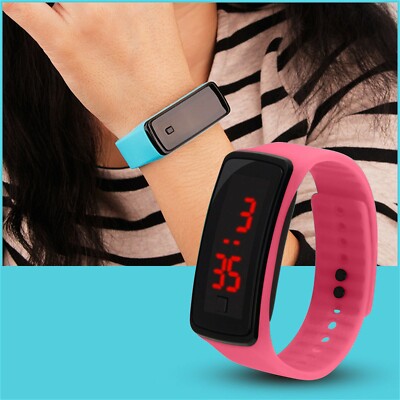 Child Boy Girl LED Sport Electronic Digital Wristwatch Watch Gifts for Children1