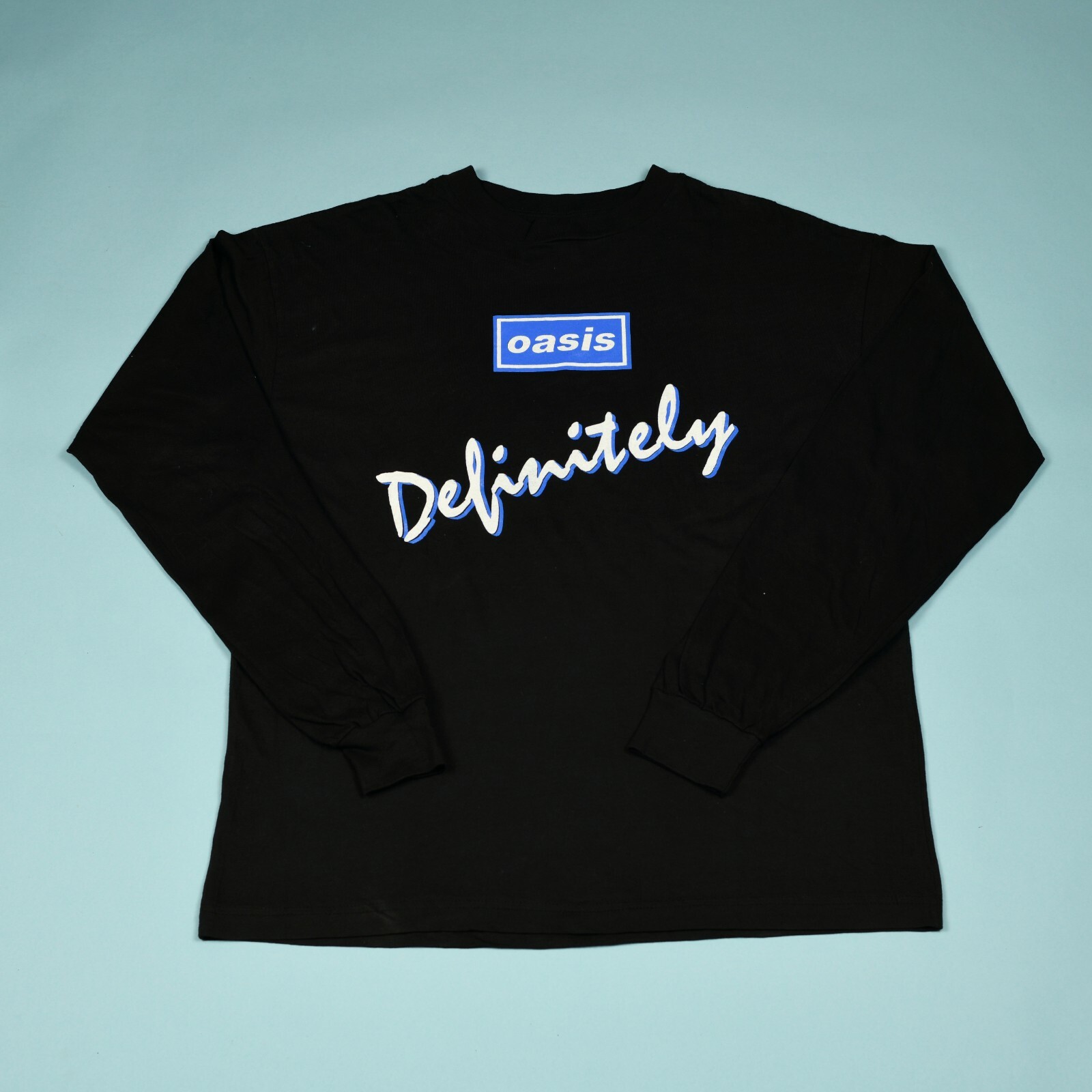Vintage 90s Oasis Definitely Maybe longsleeve band t shirt