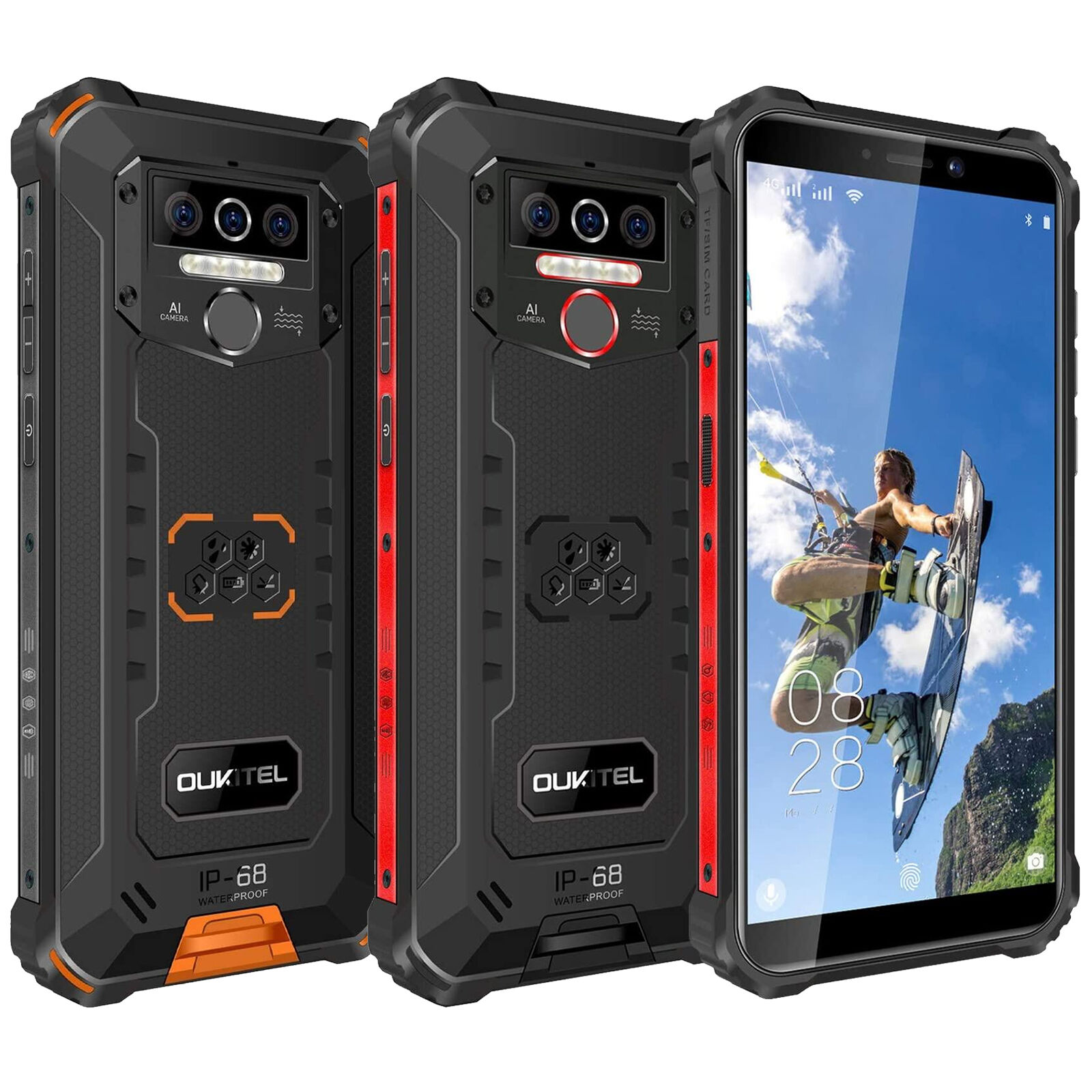 OUKITEL 8000mAh WP5 WP5 Pro 4+64GB/ 4+32GB Outdoor Smartphone Handy ohne Vertrag