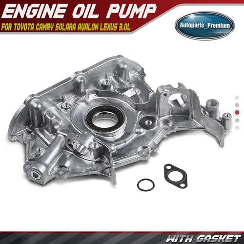Pump W/ Gasket For Toyota Camry Solara Avalon Lexus 3.0l Dohc 1mz-fe