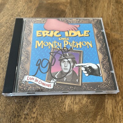Eric Idle sings Monty Python CD - Signed Autograph - CD AND CASE ARE MINT UNUSED