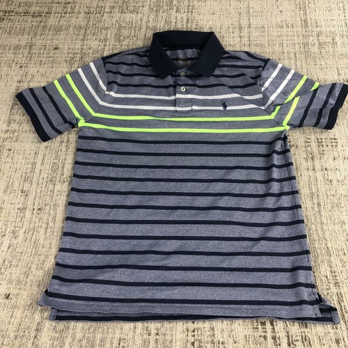 Ralph Lauren Polo Shirt Adult large blue Pony Rugby Preppy Casual Mens