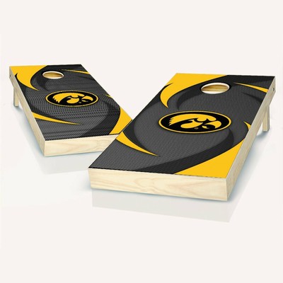 Iowa Hawkeyes Swoosh NCAA Cornhole Board Set