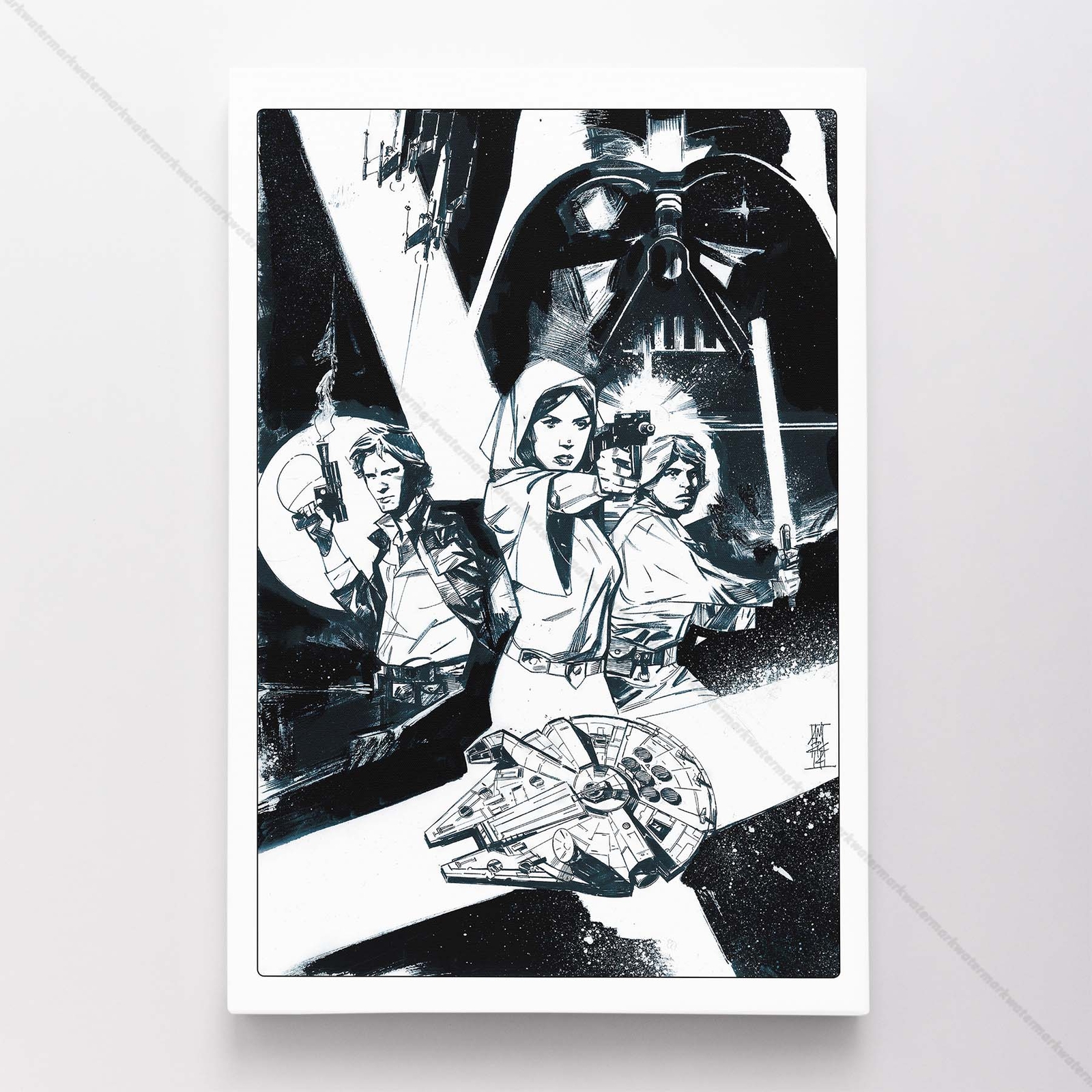 Star Wars Poster Canvas Movie Comic Art Print #22