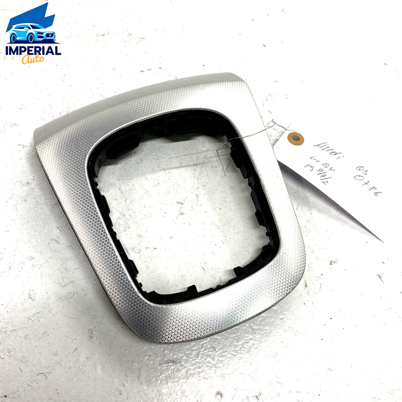 Used 2015-2018 AUDI Q3 CENTER CONSOLE SHIFT SHIFTER BEZEL COVER MOLDING TRIM OEM