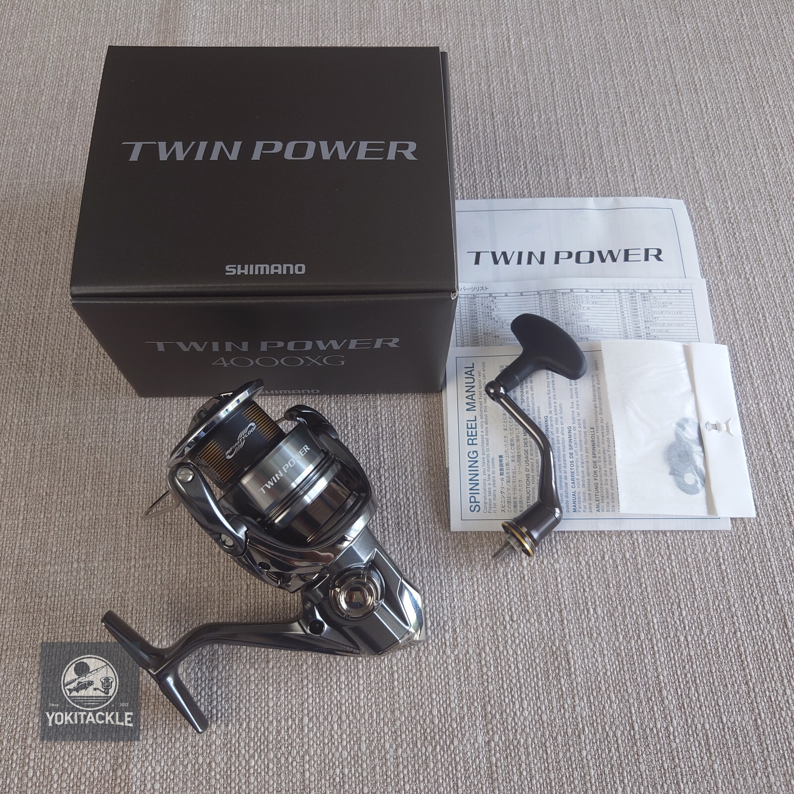 Shimano 24 Twin Power 4000XG Spinning Fishing Reel Shipping