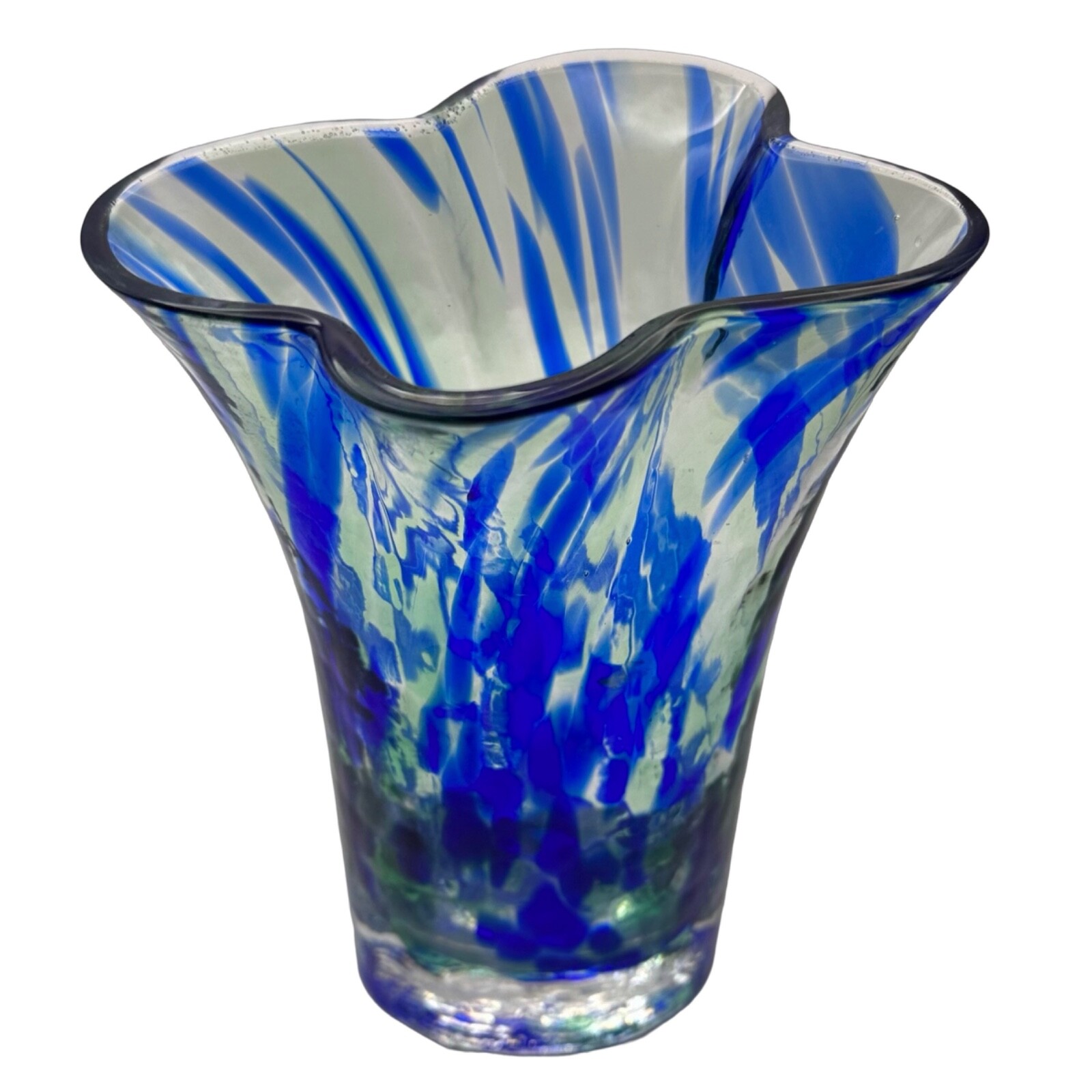 RENATE STOCK for SEA GLASBRUK Sweden Crystal Flower Vase 8 RENATE STOCK for SEA GLASBRUK Sweden Crystal Flower Vase 8