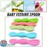 Soft Silicone Baby Spoons, Baby Spoon self Feeding Set for Babies 6-12 Months - Infant Feeding Spoons for Boys and Girls, Safty Tested Spoons, Baby Feeding Essentials, BPA Free, Great Gift