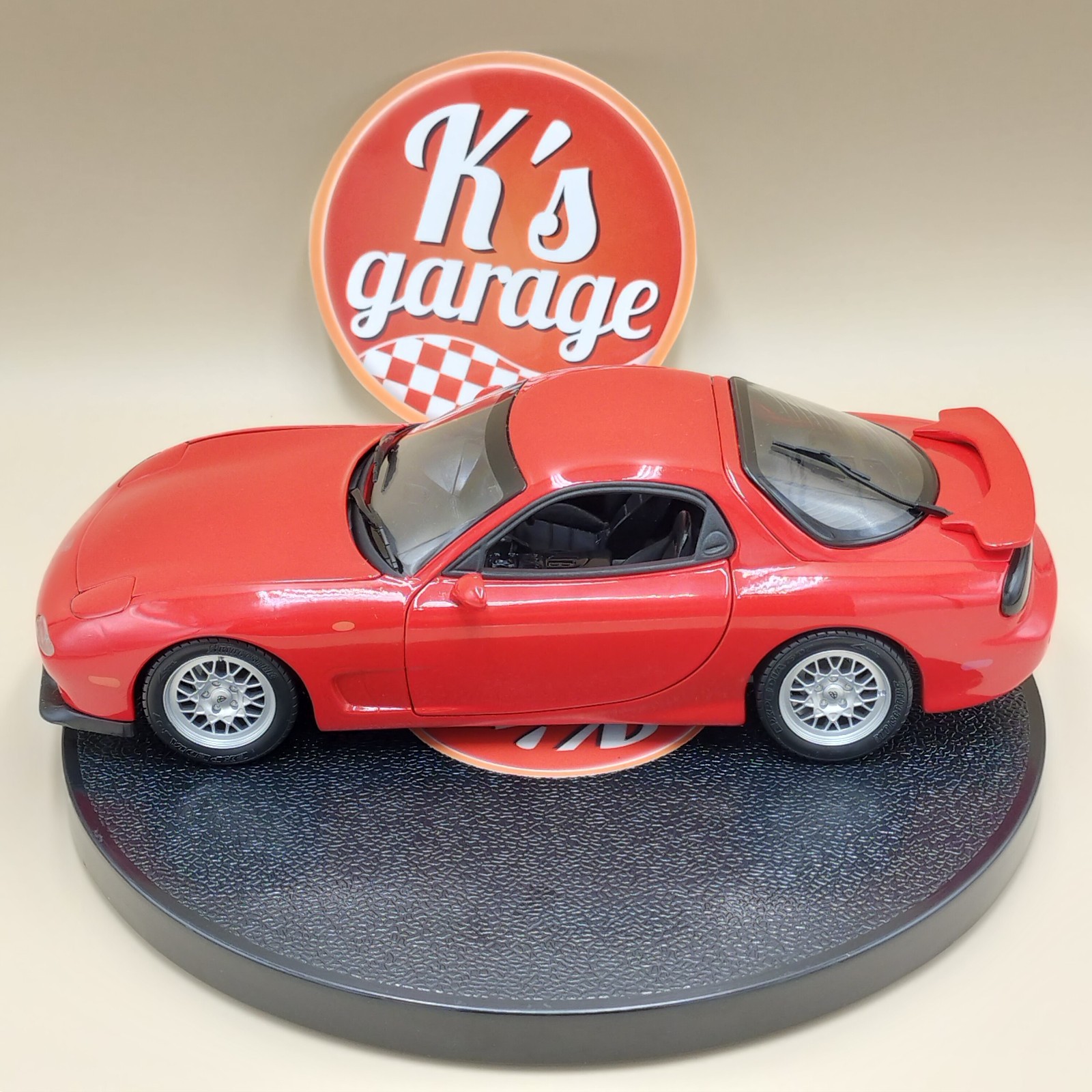 京商 1/18 マツダ RX-7 FD-3S 1995No.08002R レッド Kyosho 1/18 Mazda RX-7 FD-3S FD3S Red 08002R Old Diecast model JDM