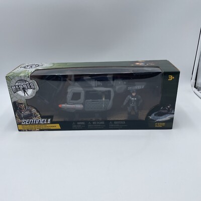 True Heroes Sentinel 1 Sentry Outpost Helicopter & Boat Playset ToysRUs Exclsive