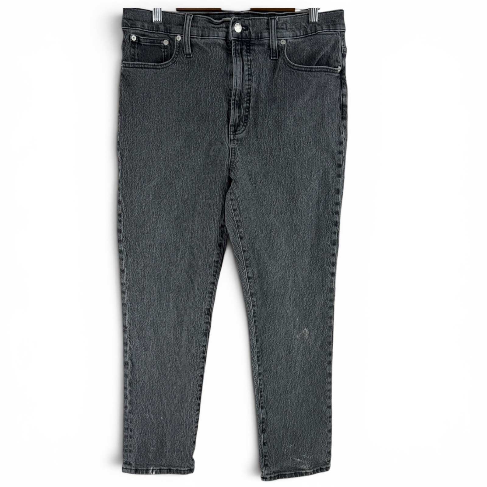 Madewell Perfect Vintage Jean Womans 31x27 (34x27 ACTUAL) Faded Black Stretch