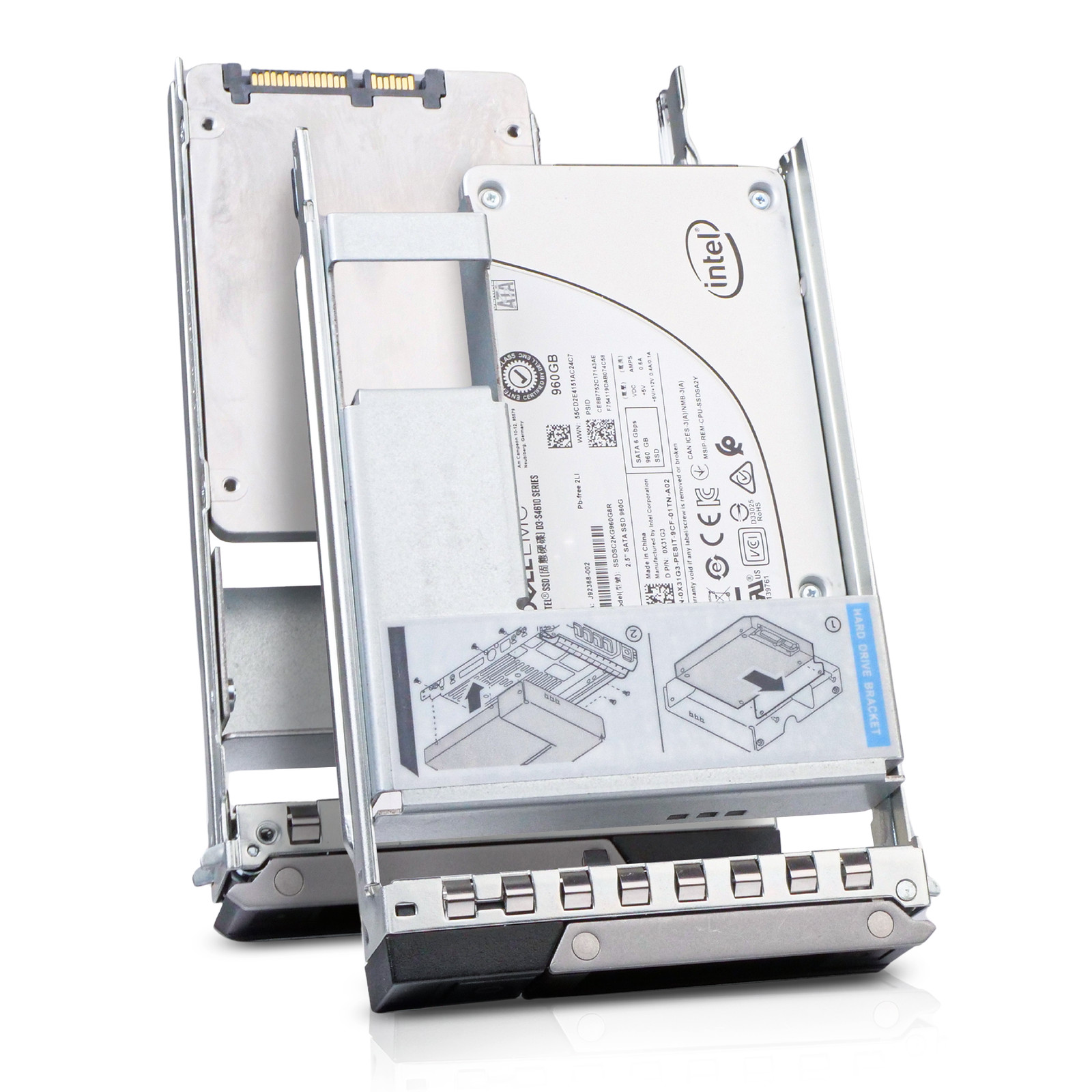 Dell 960GB SATA 6Gb/s 3D TLC 3 DWPD 3.5" Enterprise Mixed Use SSD 0X31G3 G16