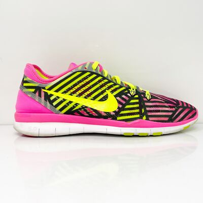 

Nike Womens Free TR 5 Print 704695-600 Розовые кроссовки для бега Размер 9,5, Розовый, Free TR 5 Print