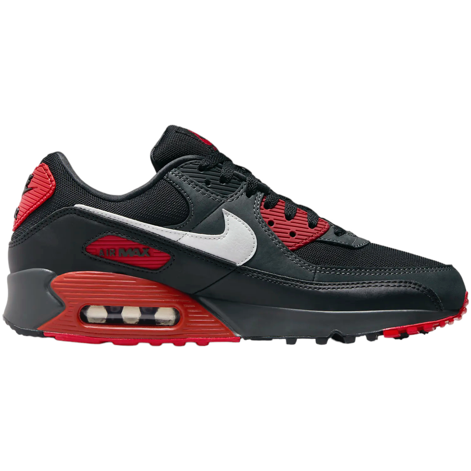 НОВЫЕ мужские кроссовки Nike AIR MAX 90 Anthracite Black Mystic Red, размеры США 7-14 - FB9658-001