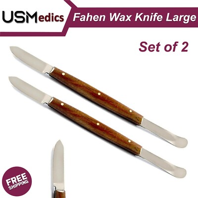 Fahen Cutting Knife Large Wax Carver Modelling Mixing Spatula Dental Laboratory