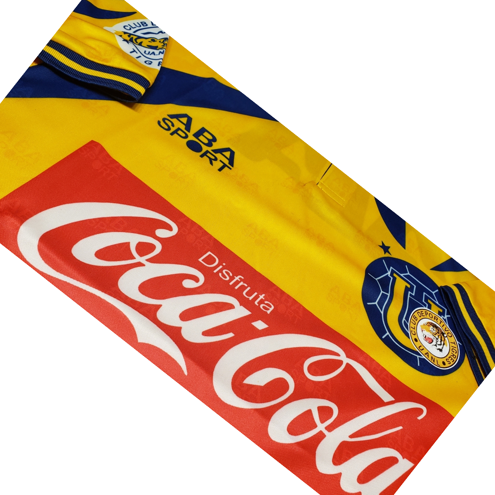 XXL Jersey  Vintage TIGRES UANL HOME  Season 1995/1996  - Yellow - ABA SPORT