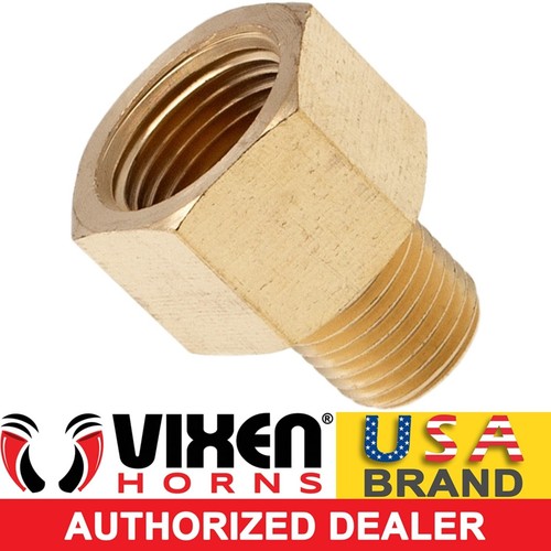 1/4"NPT MALE TO 3/8"NPT FEMALE BRASS THREAD EXPANDER FITTING F/HORN/TANK VXA1438