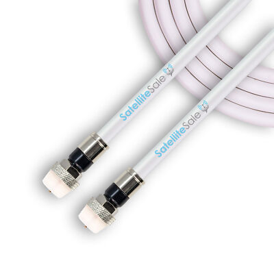 SatelliteSale RG-6 75 Ohm Coaxial Cable F-Type Weather-Seal Connector
