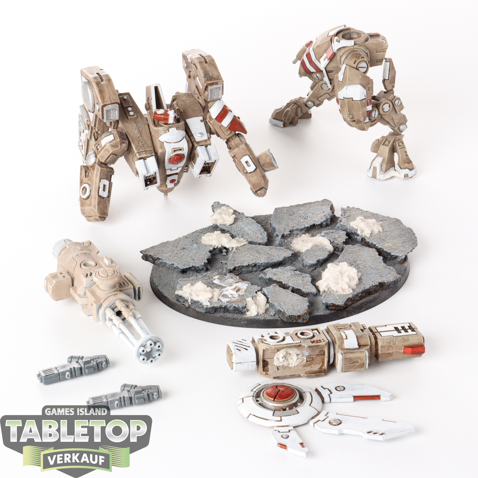 Tau Empire - XV104 Riptide Battlesuit - bemalt