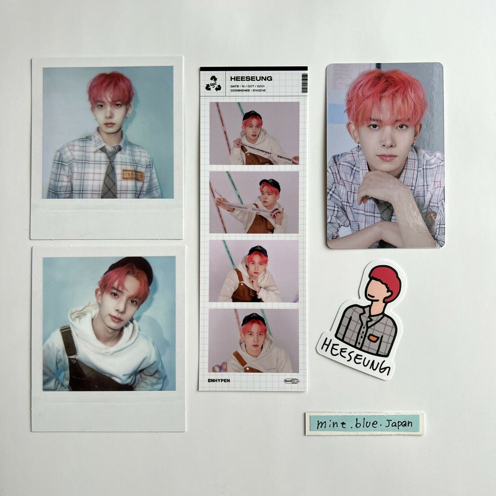 Enhypen HEESEUNG GGU GGU Package 2022 Official MD Photo card Enhypen HEESEUNG GGU GGU Package 2022 Official MD Photo card